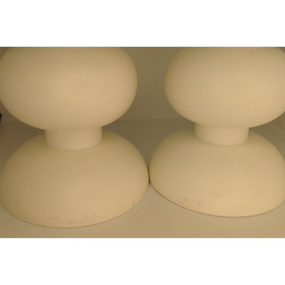 Aarikka Finland Candle Sticks Holders Set of 2 White Wood - Picture 5 of 12